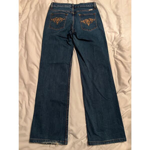 Vintage Western LAWMAN Jeans, Blue, 7/8